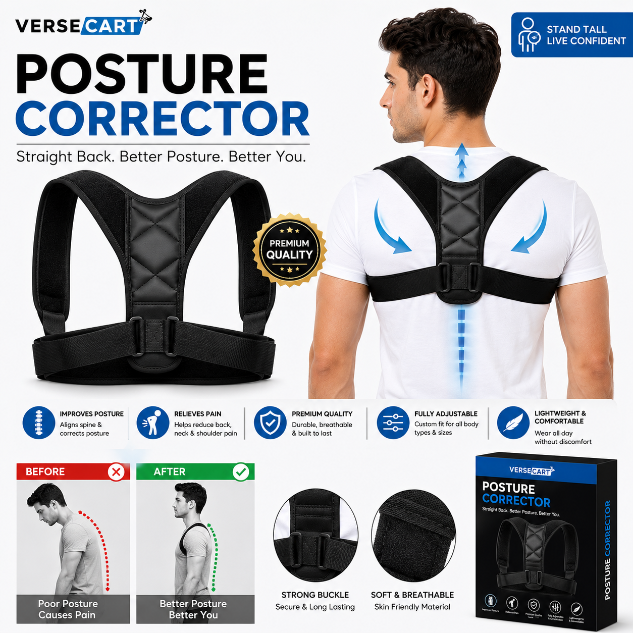 Posture Corrector Belt Unisex